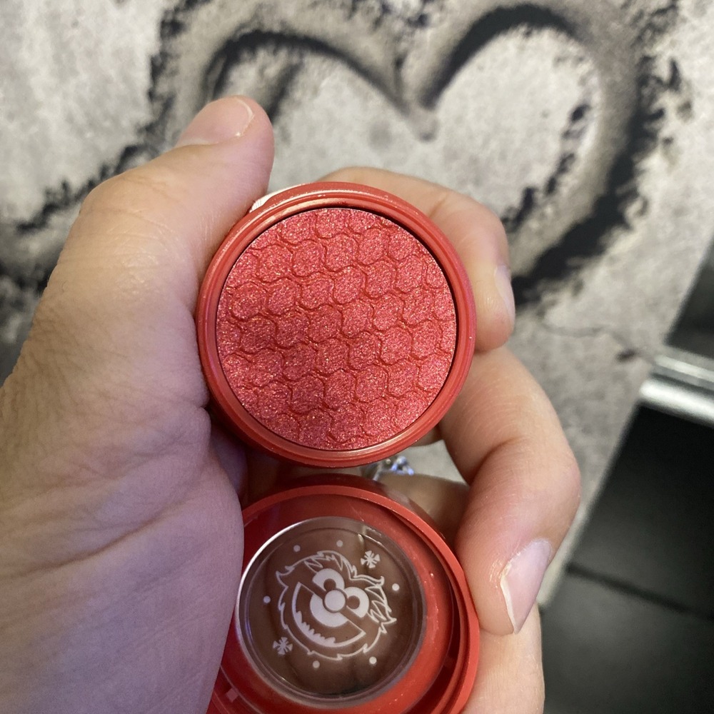 Colourpop Disney The Muppets Animal ( Beat Drums ) Coral Red New No Box - Picture 4 of 4